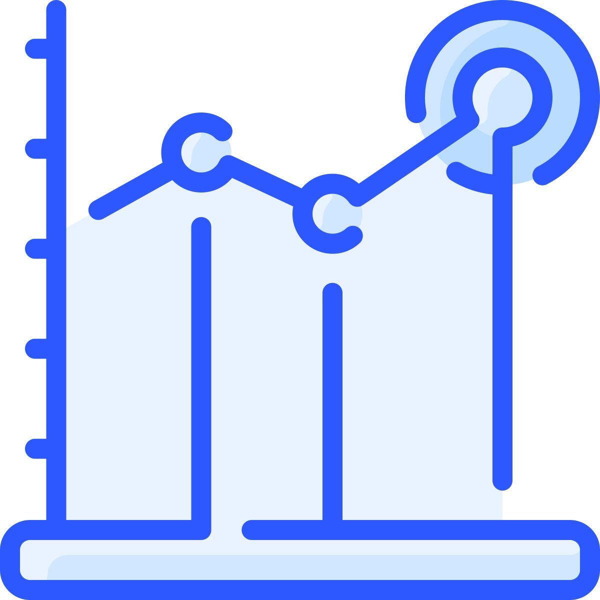 Grafico a linee icon