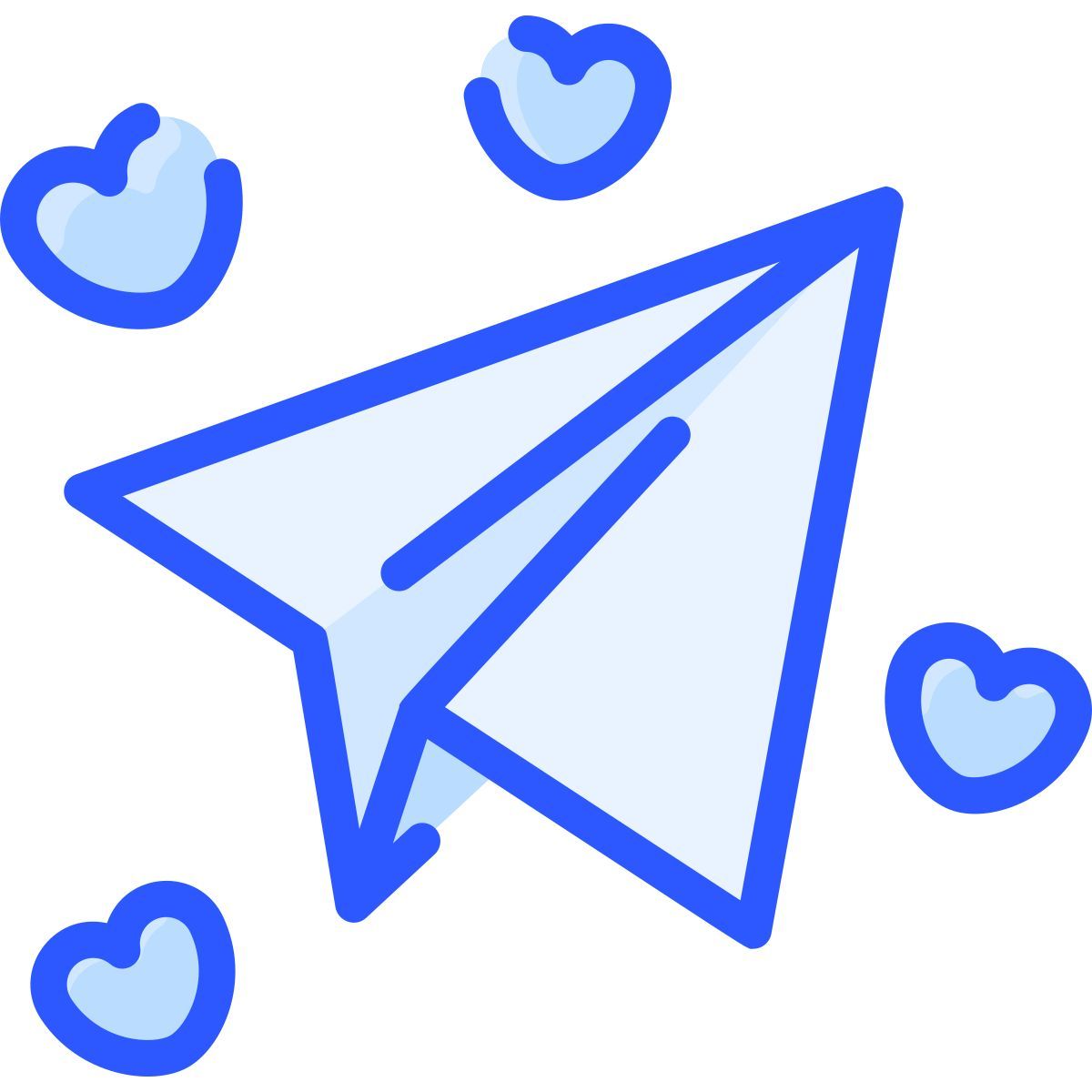 avion en papier icon