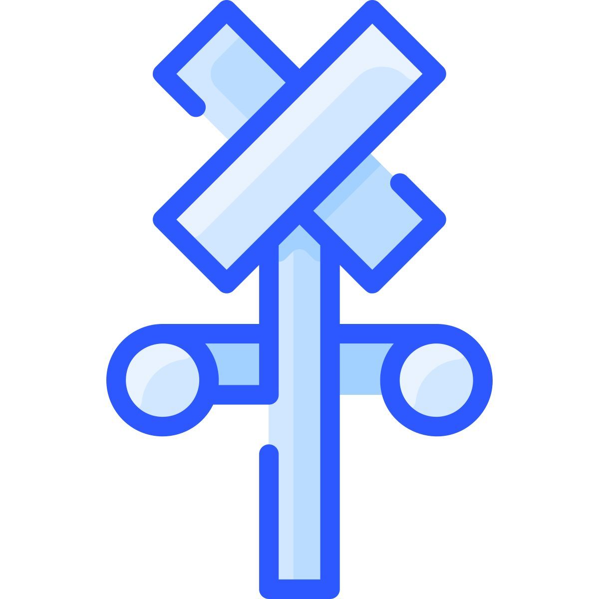 railroad crossing icon