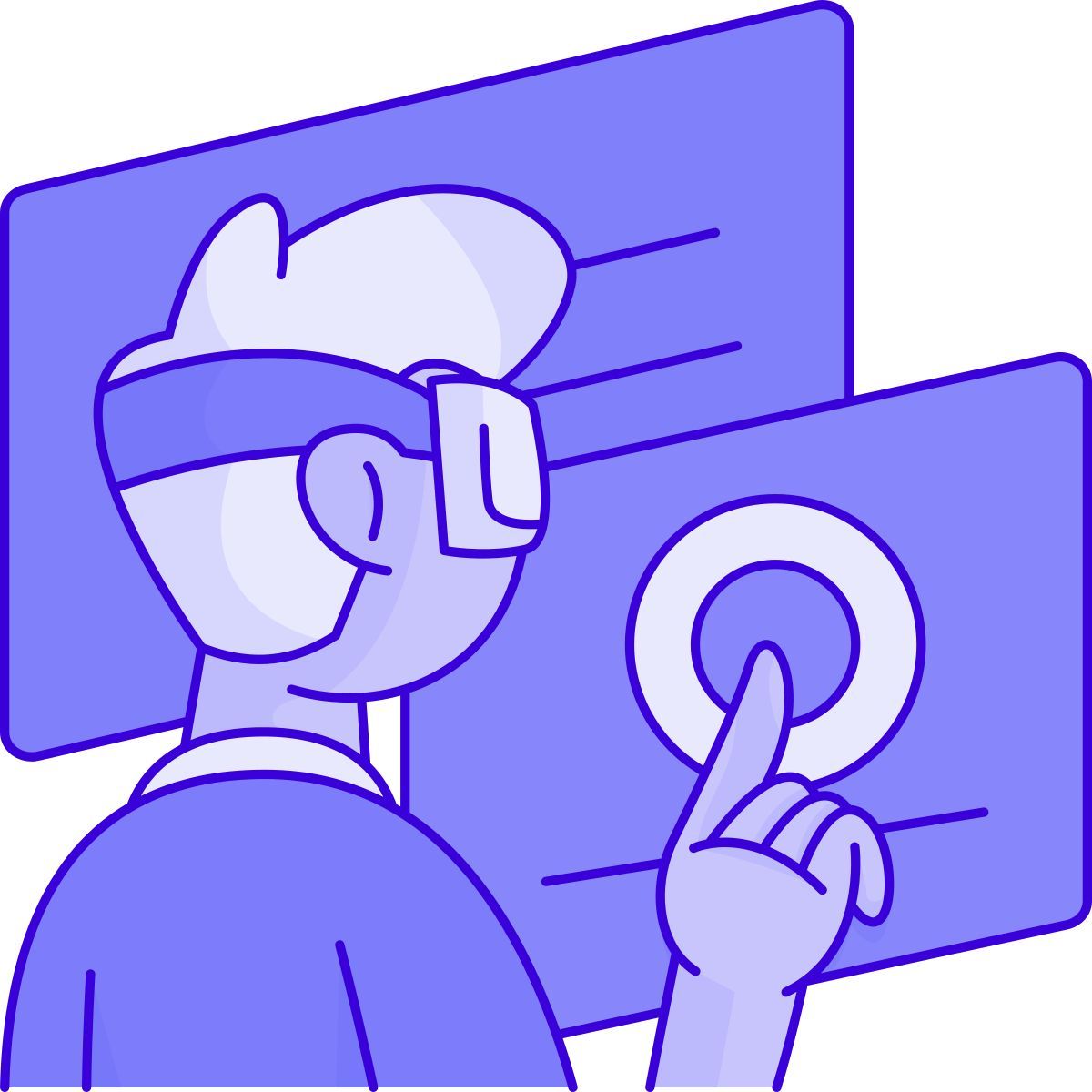 virtual reality icon