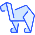 external camel-origami-vitaliy-gorbachev-blue-vitaly-gorbachev icon