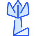 external flower-origami-vitaliy-gorbachev-blue-vitaly-gorbachev-1 icon