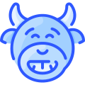 external laugh-bull-emoji-vitaliy-gorbachev-blue-vitaly-gorbachev icon
