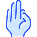 external letter-f-hand-gestures-vitaliy-gorbachev-blue-vitaly-gorbachev icon