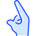 external letter-g-hand-gestures-vitaliy-gorbachev-blue-vitaly-gorbachev icon