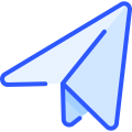 external paper-airplane-back-to-school-vitaliy-gorbachev-blue-vitaly-gorbachev icon