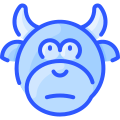 external sarcastic-bull-emoji-vitaliy-gorbachev-blue-vitaly-gorbachev icon