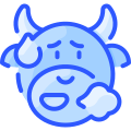 external sigh-bull-emoji-vitaliy-gorbachev-blue-vitaly-gorbachev icon