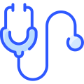 external stethoscope-emergency-vitaliy-gorbachev-blue-vitaly-gorbachev icon