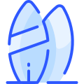 external surfboard-tropical-vitaliy-gorbachev-blue-vitaly-gorbachev icon