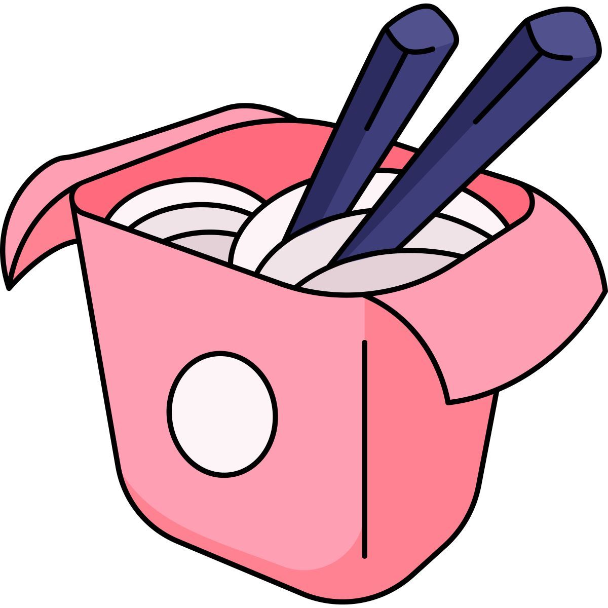 asian food delivery icon