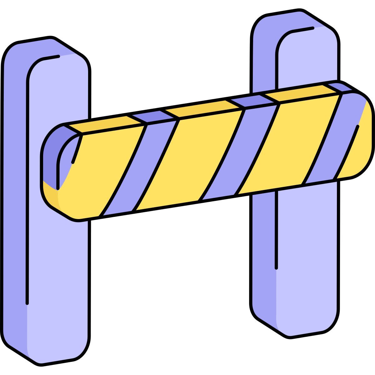 road barrier icon