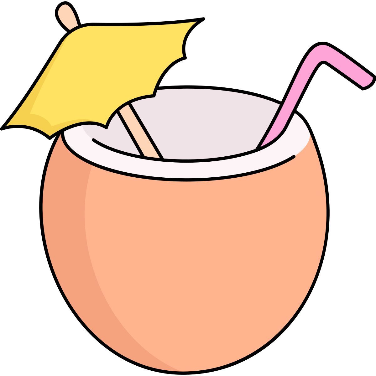 coconut drink icon