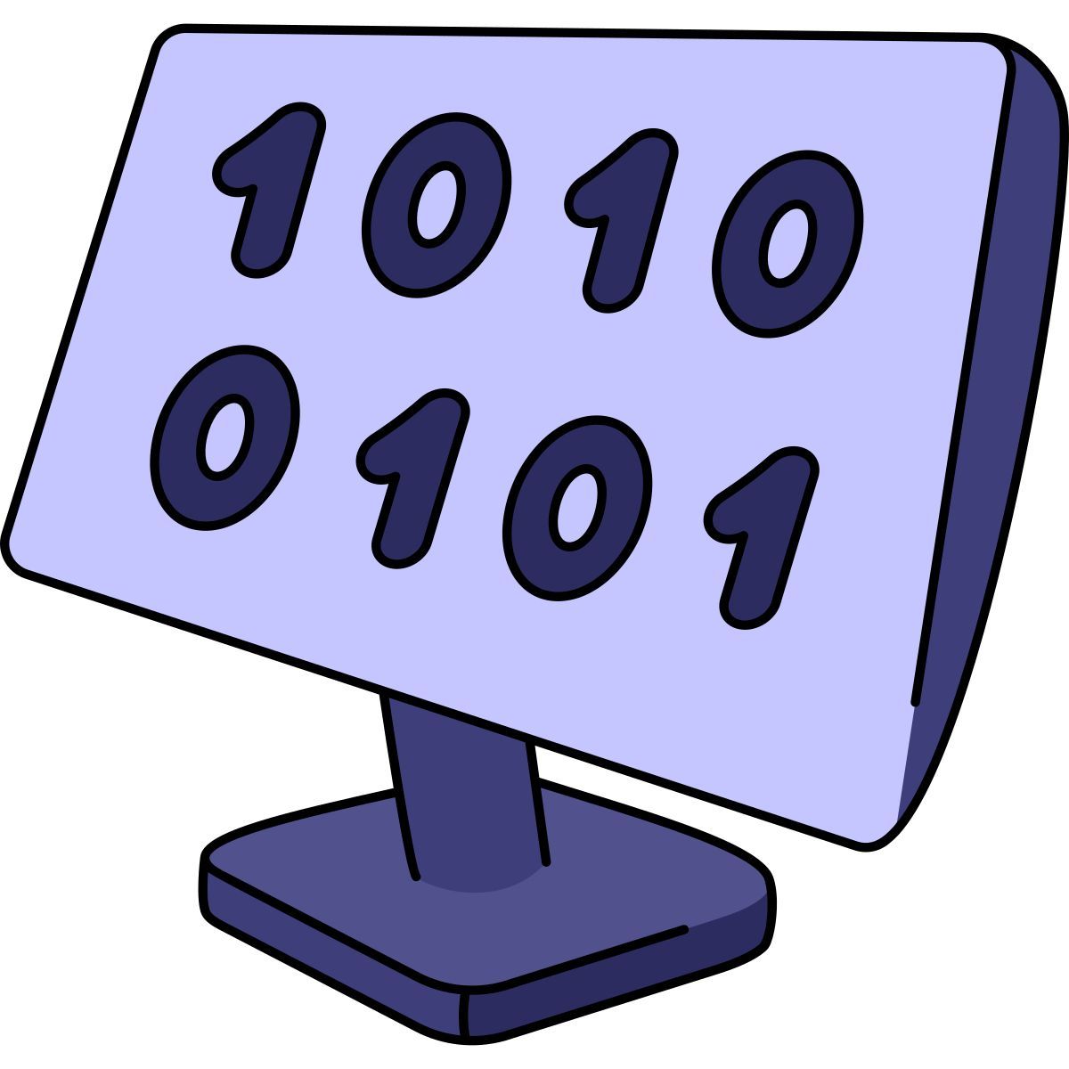 binary code icon