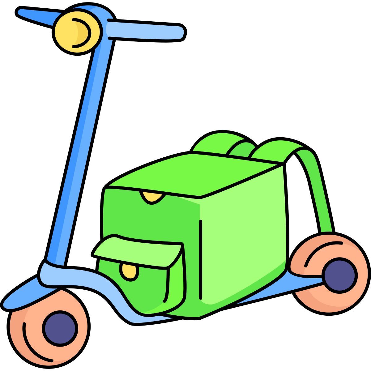 delivery scooter icon