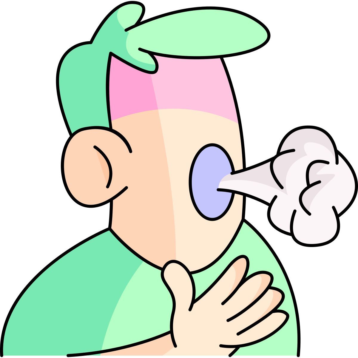 difficulty breathing icon