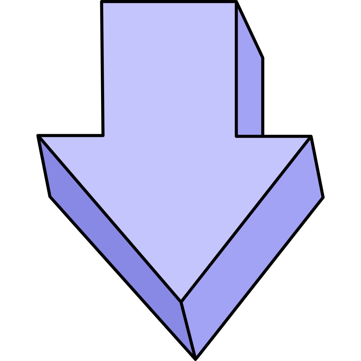down arrow icon