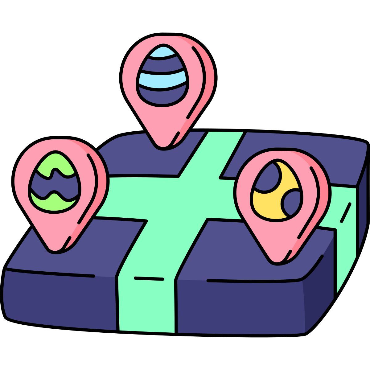 easter map icon