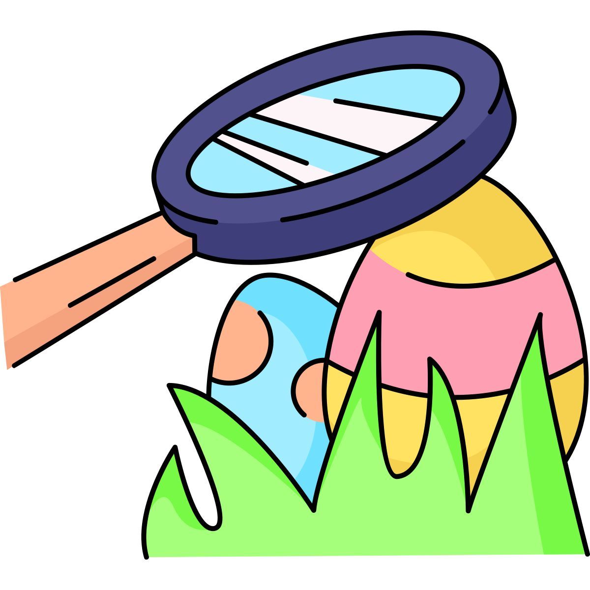 egg searching icon