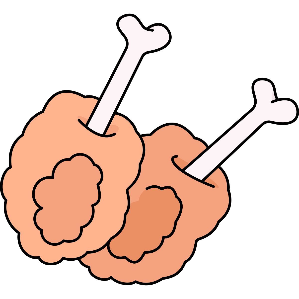 fried chicken icon