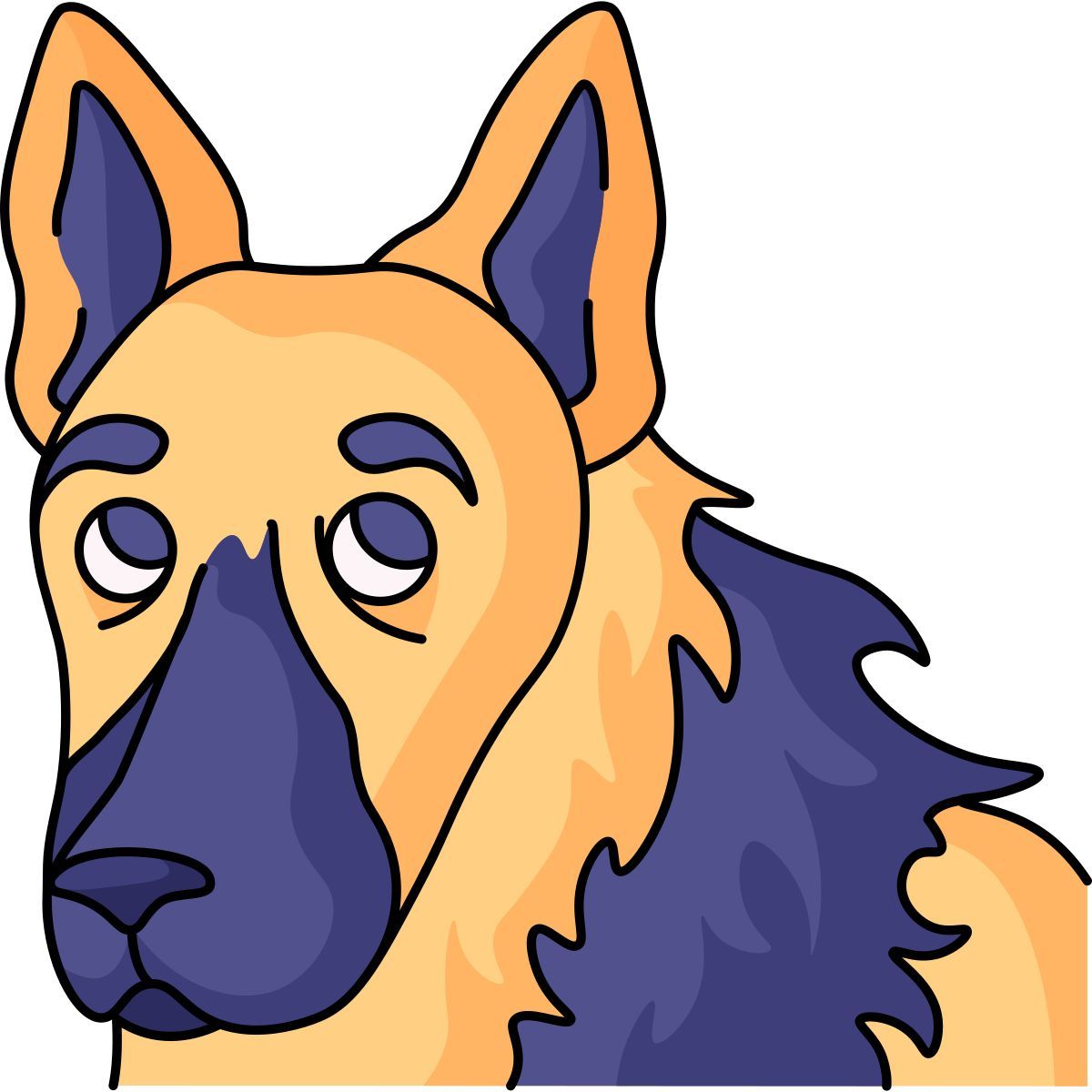 german shepherd icon
