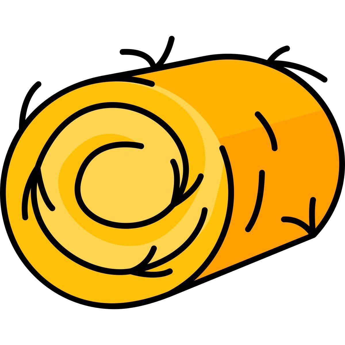 hay roll icon