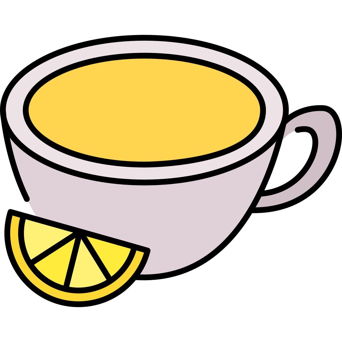 lemon tea icon