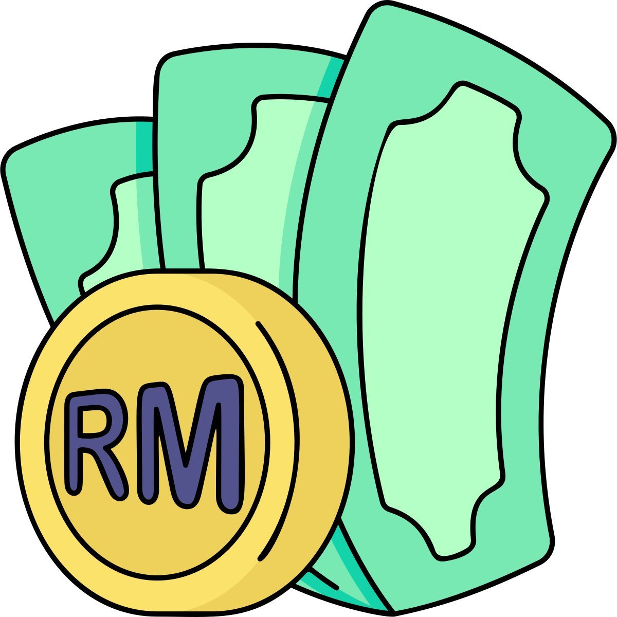 malaysian ringgit icon