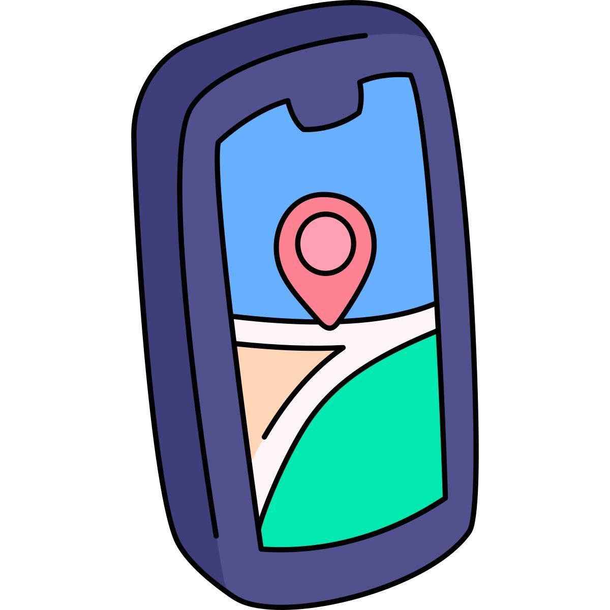 mobile map icon