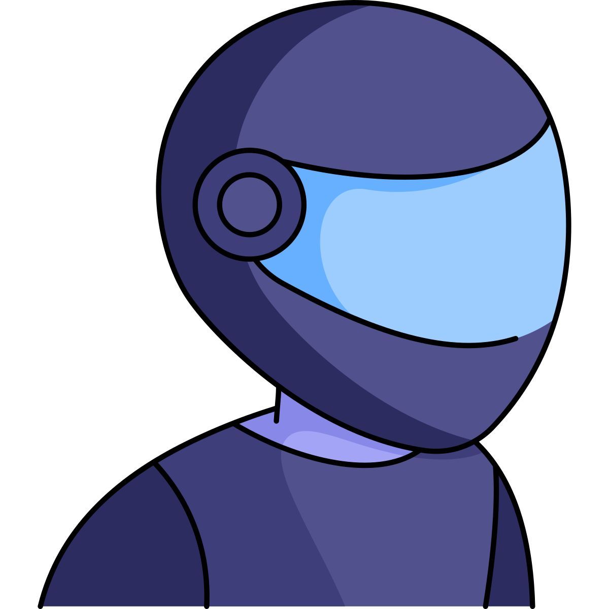 motorcyclist icon
