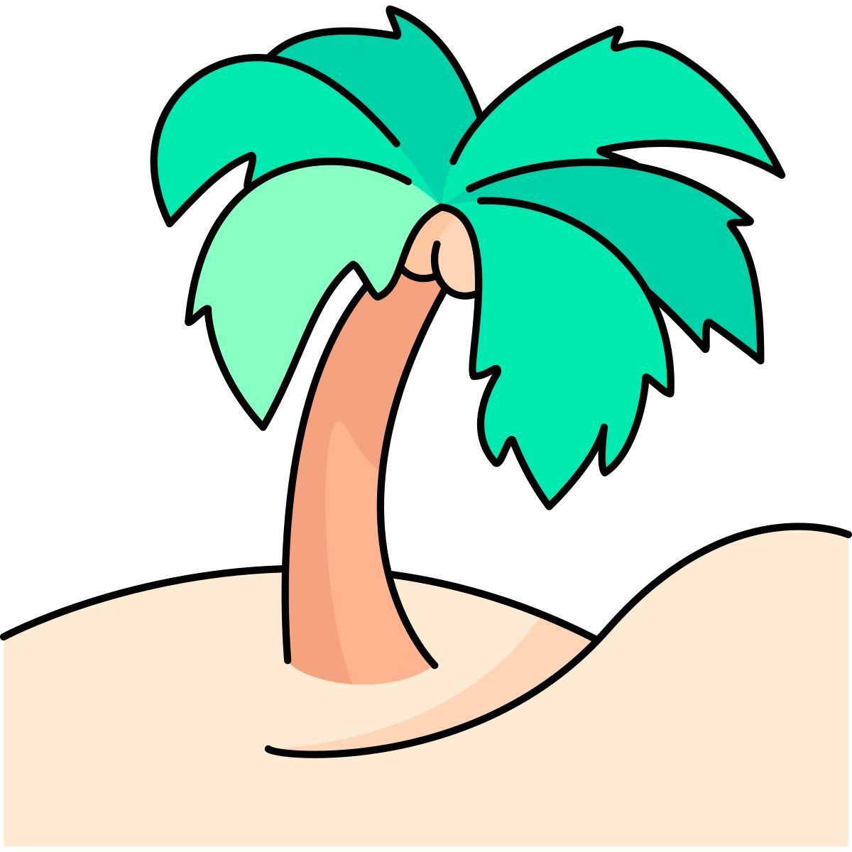 external palm tree ramadan vitaliy gorbachev color vitaly gorbachev icon