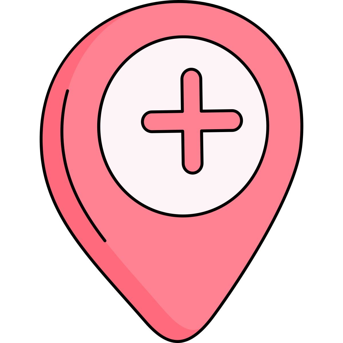 hospital location icon