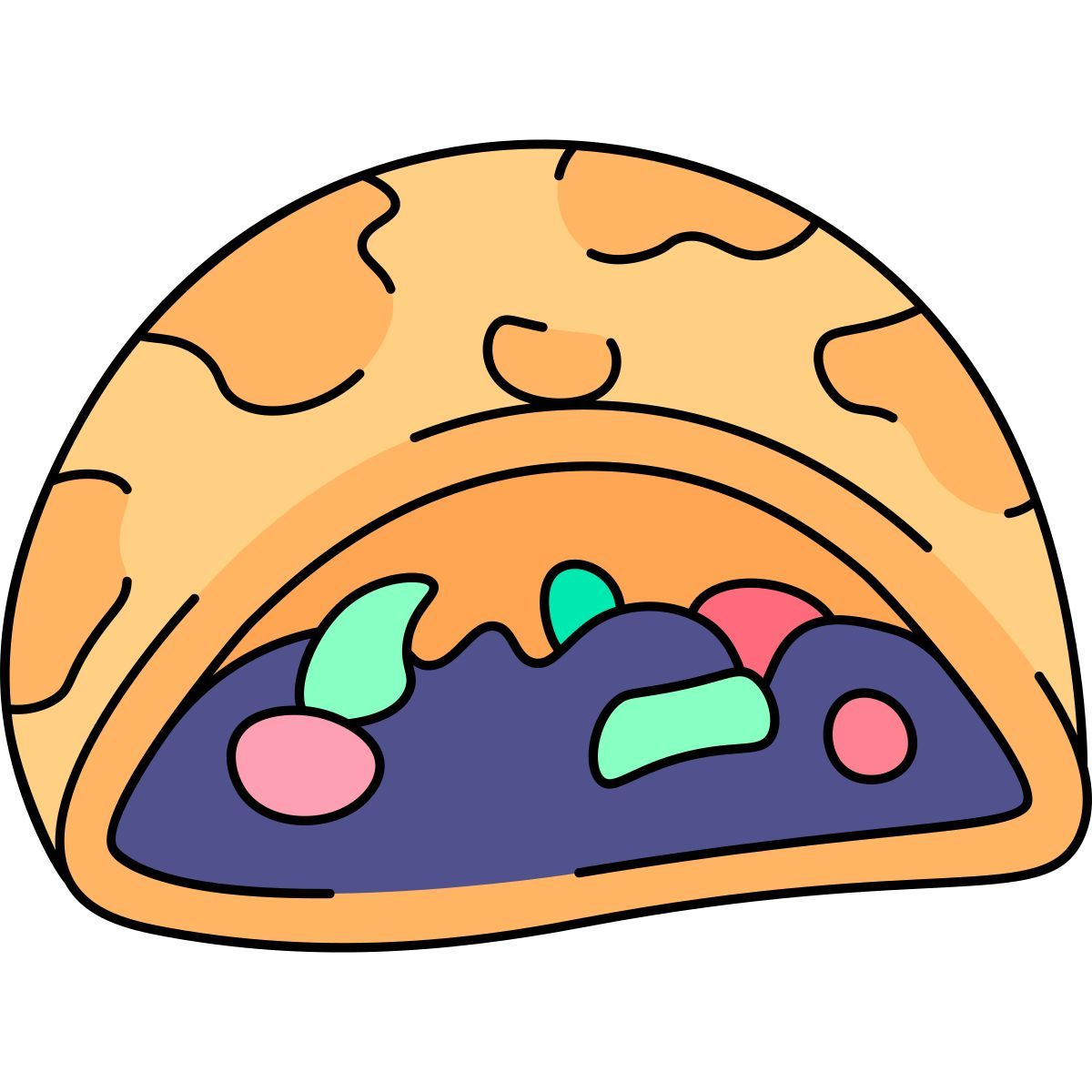 pita bread icon