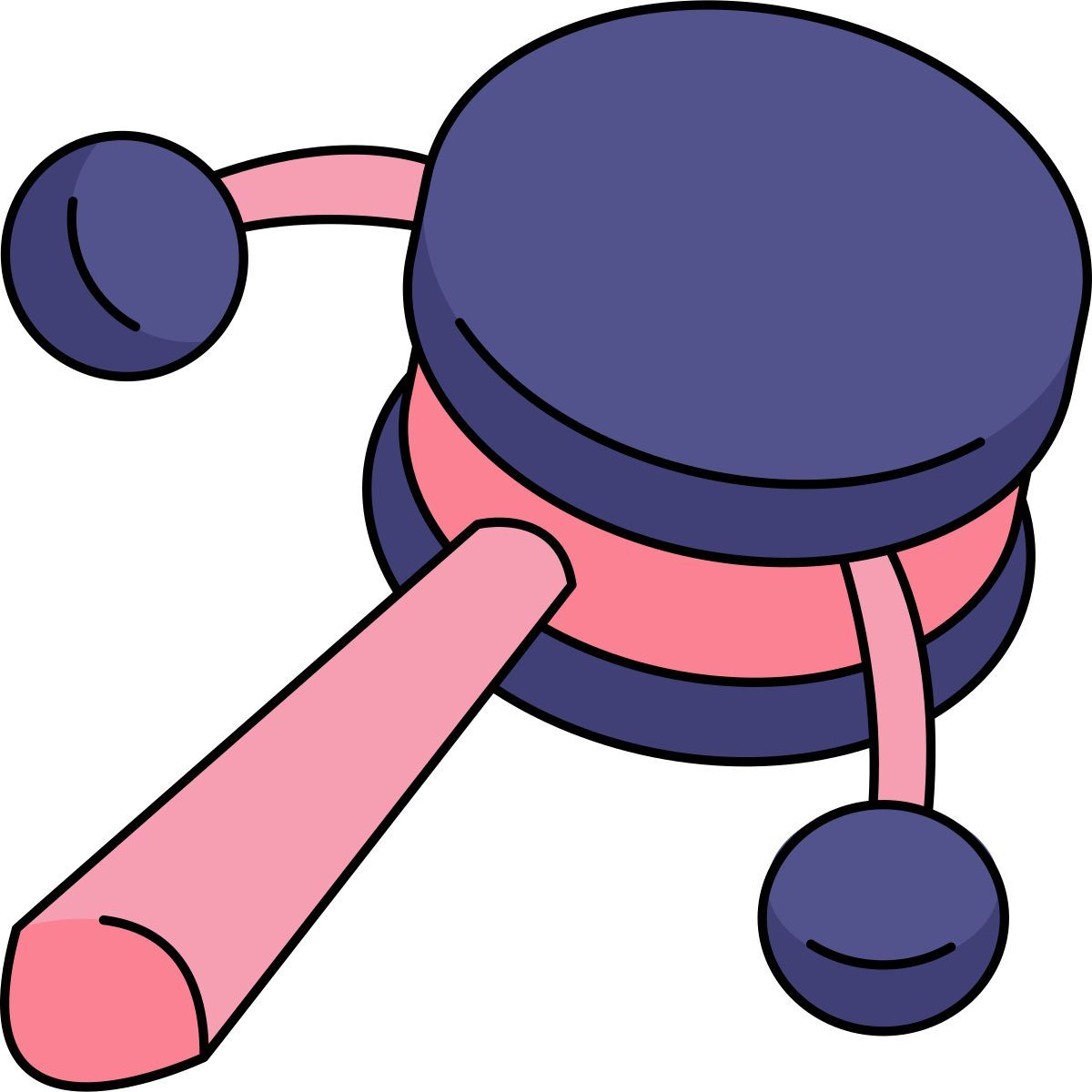 rattle drum icon
