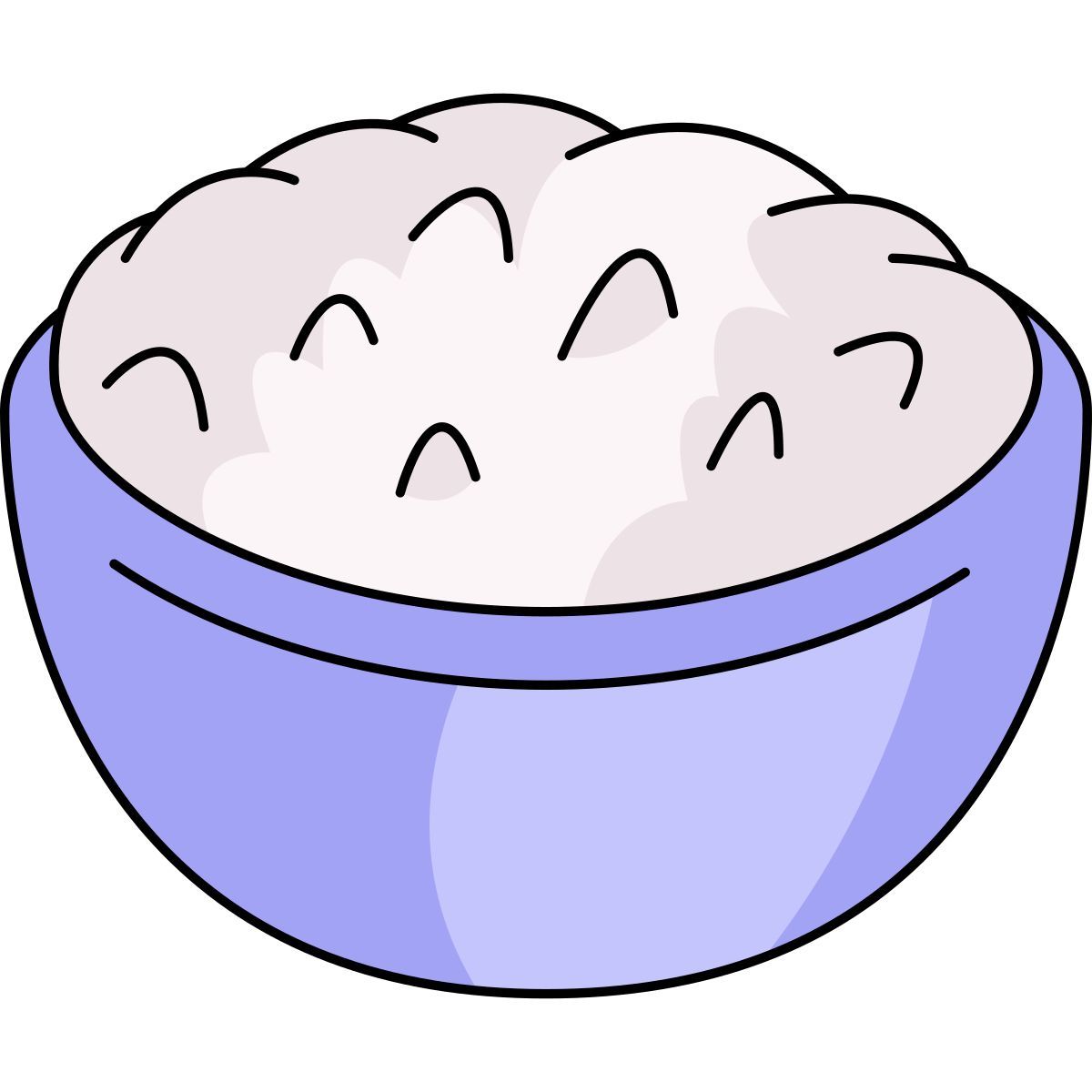 rice pudding icon
