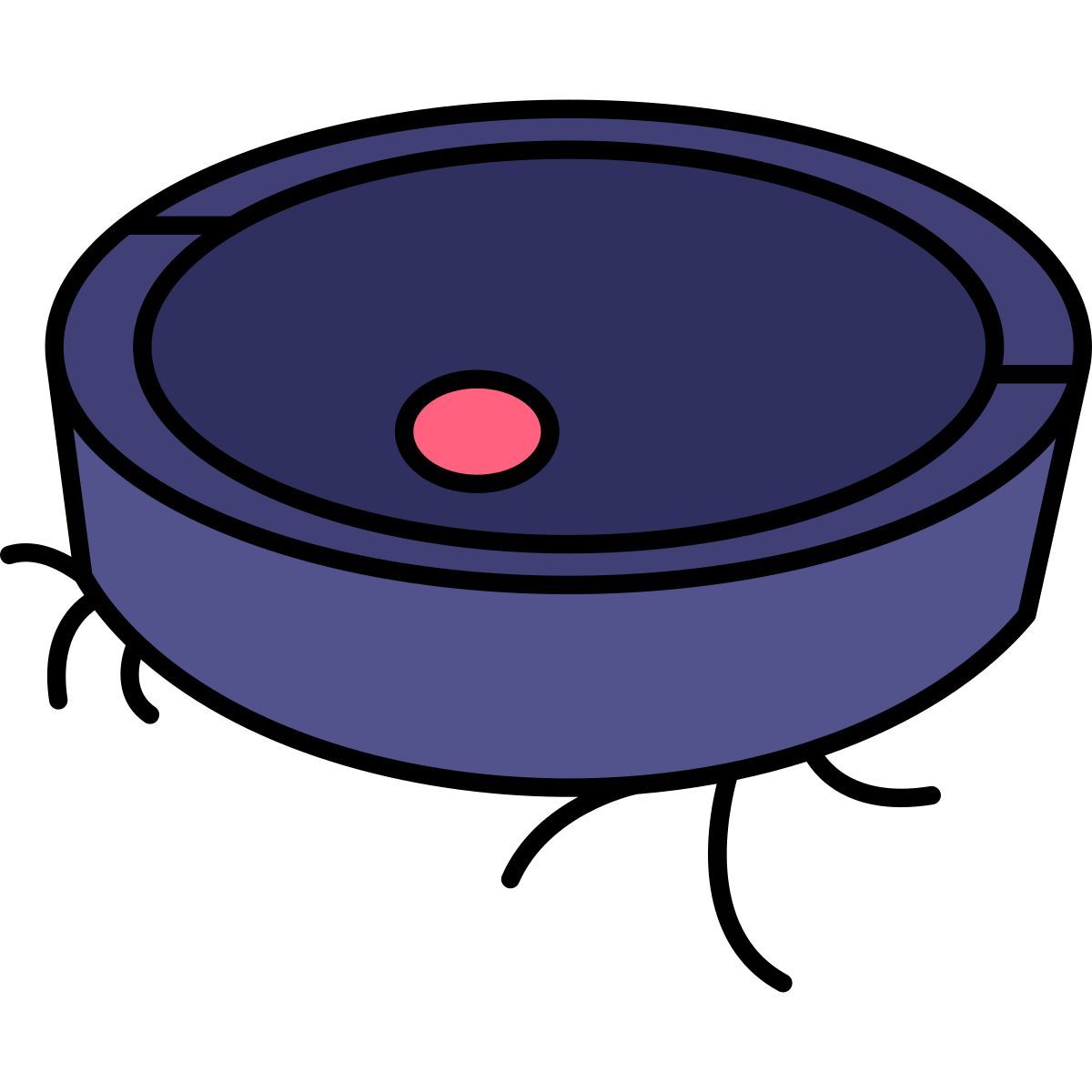 robot vacuum cleaner icon