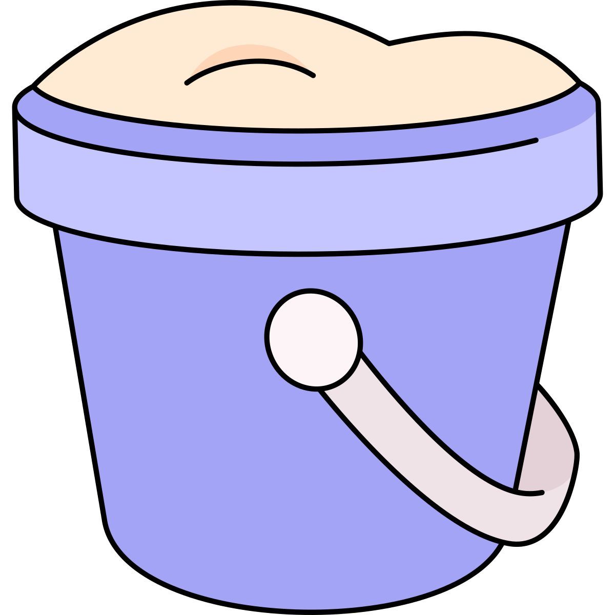 sand bucket icon