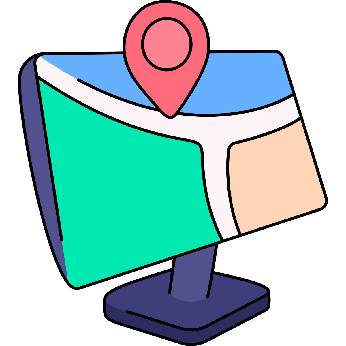 online map icon