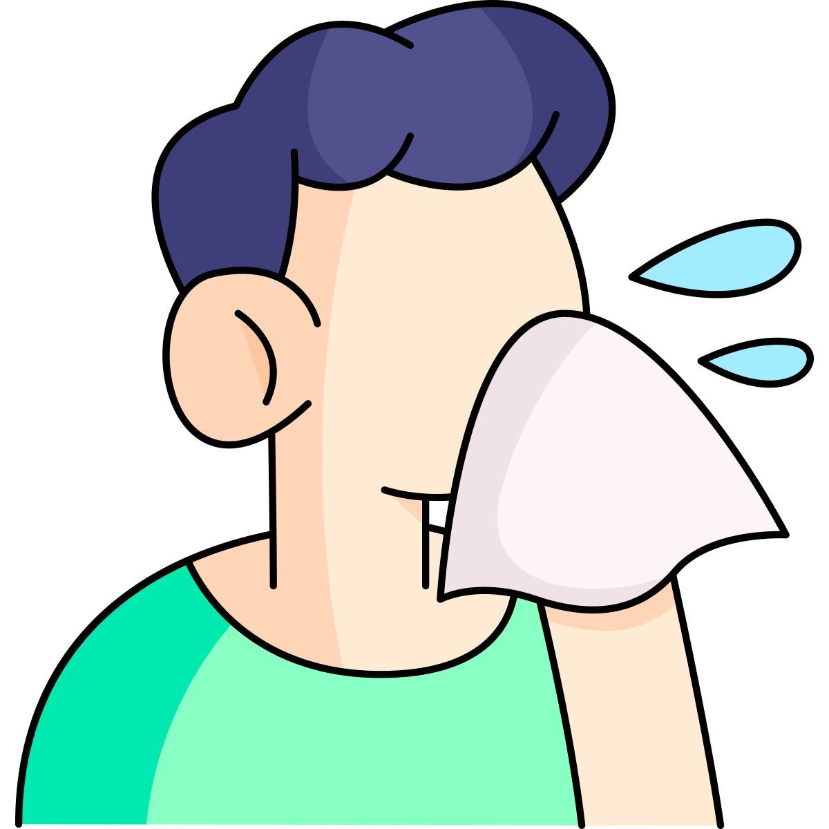 sneezing icon