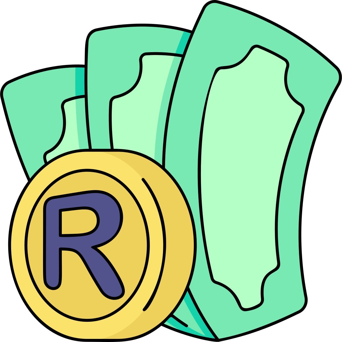 south african rand icon