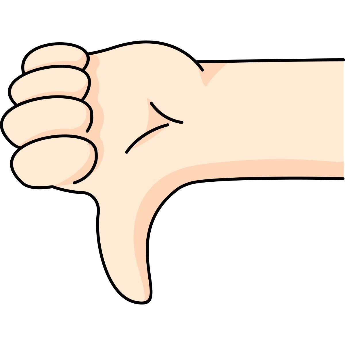 thumb down icon