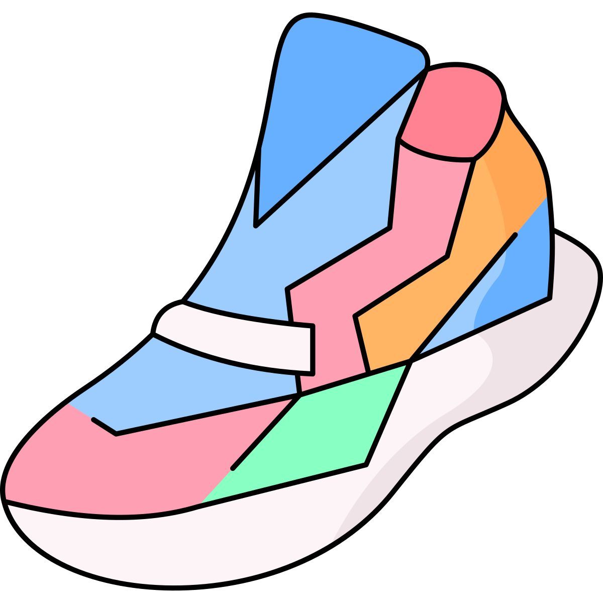 ungewöhnlicher jogger icon