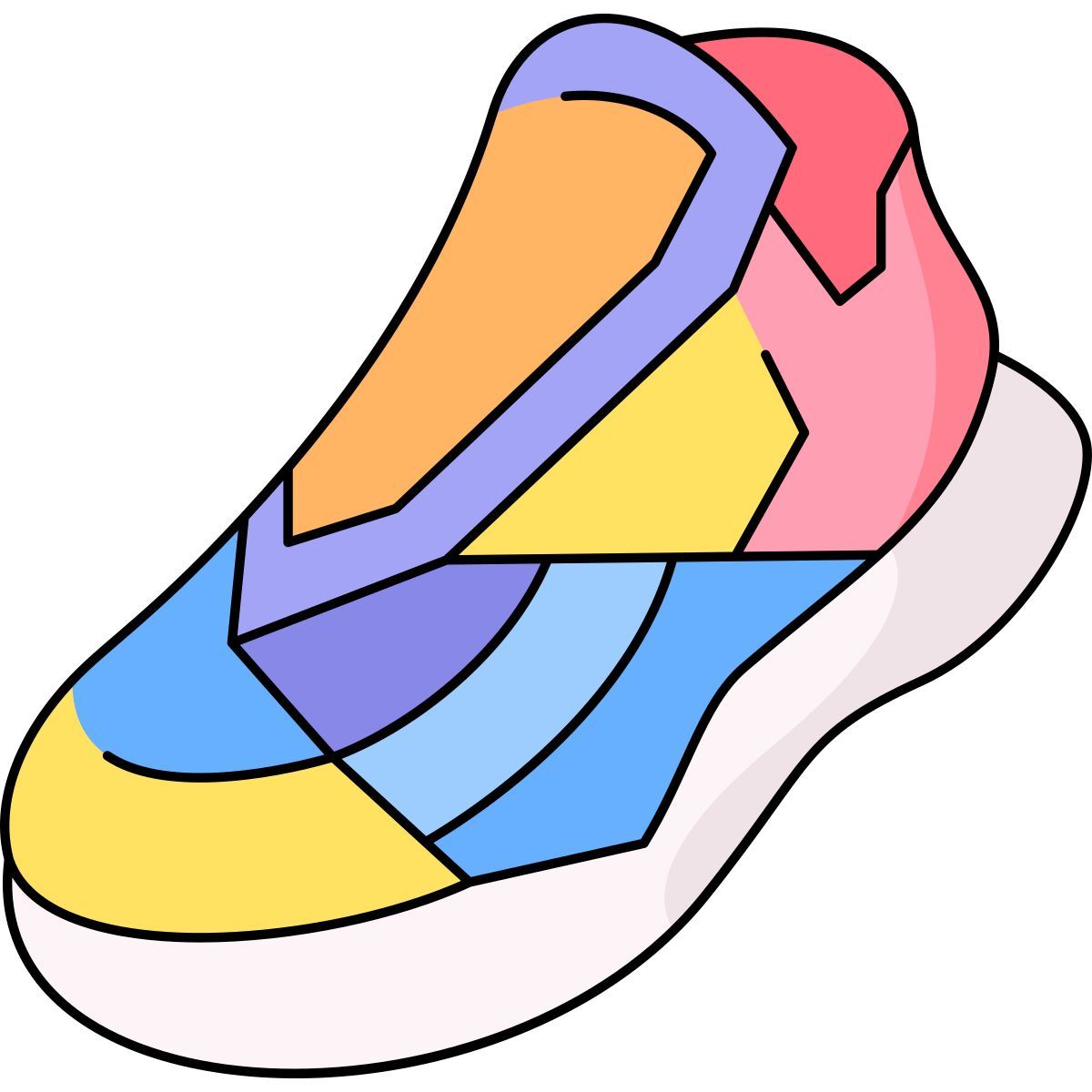 ungewöhnlicher jogger icon