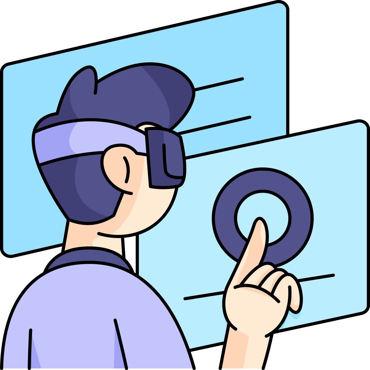 virtual reality icon