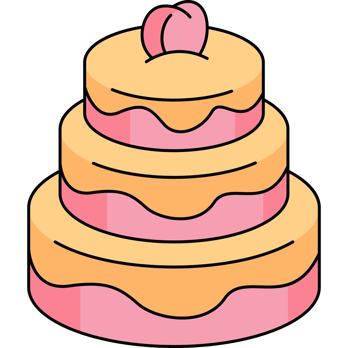 wedding cake icon