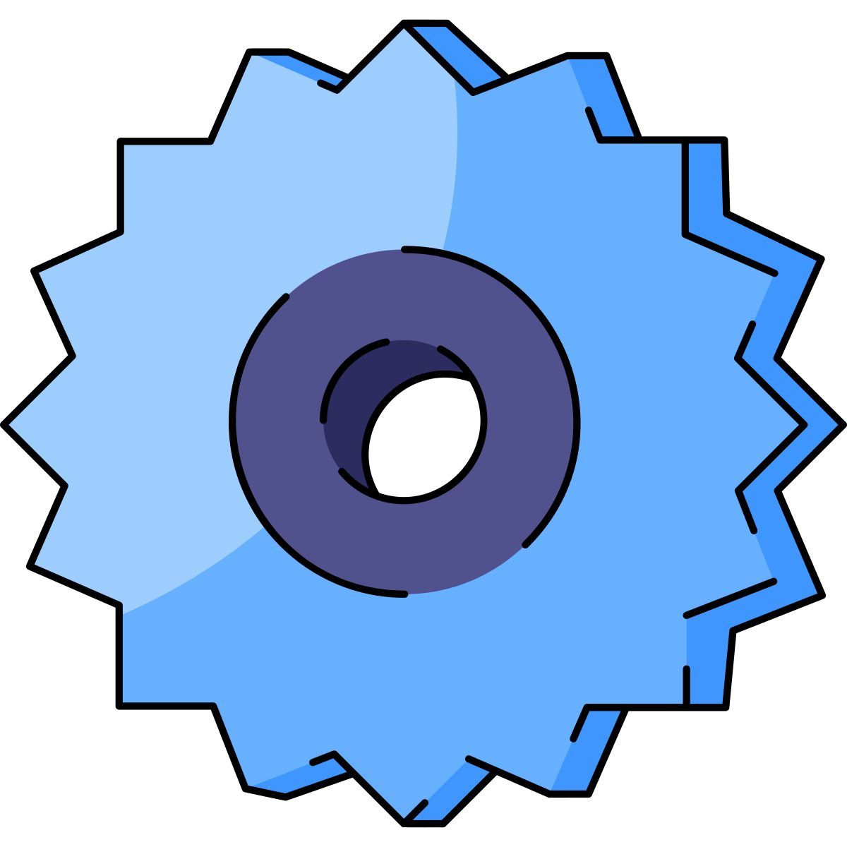 wheel saw icon