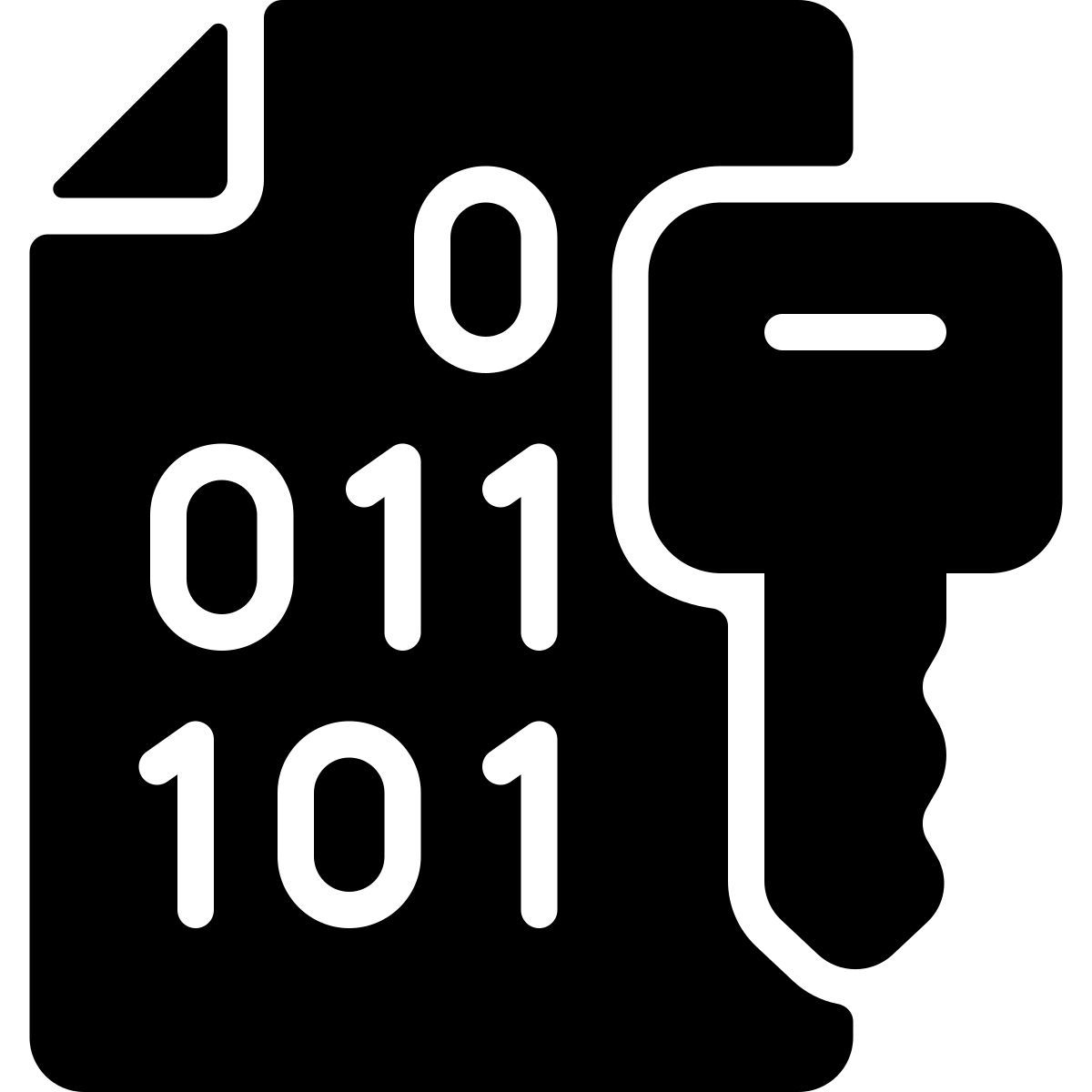 binary code icon
