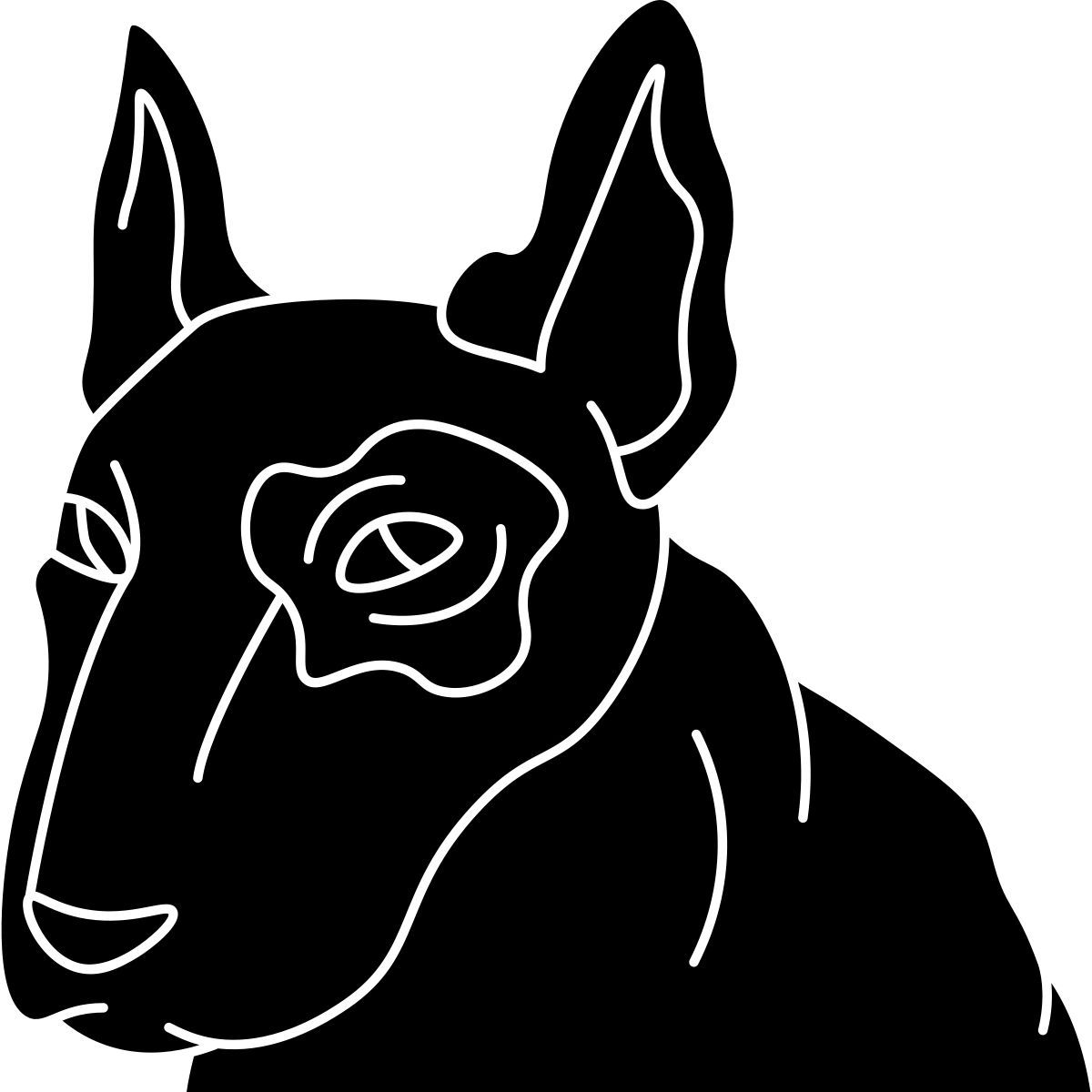 bull terrier icon