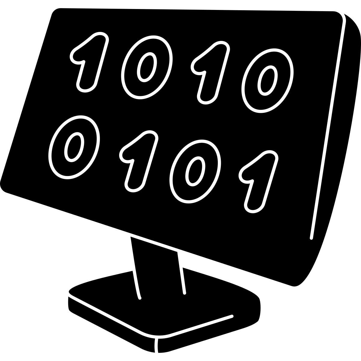 binary code icon