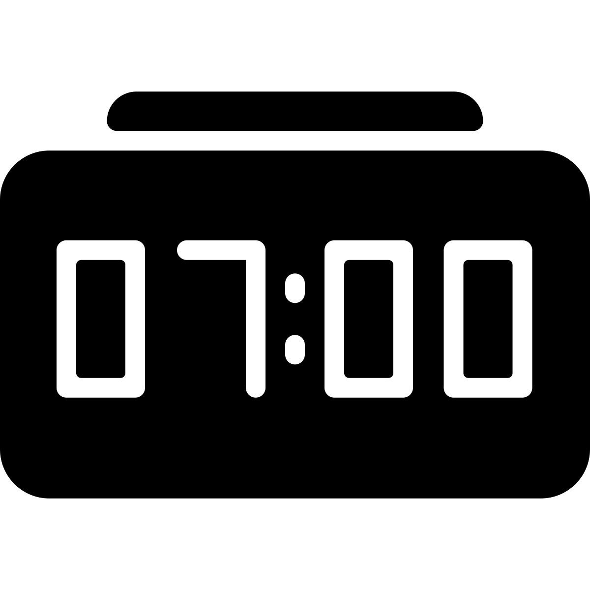 orologio digitale icon